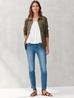 Lucky Brand Lolita Skinny Jeans Women’s Size 12 Medium Wash Stretch Denim